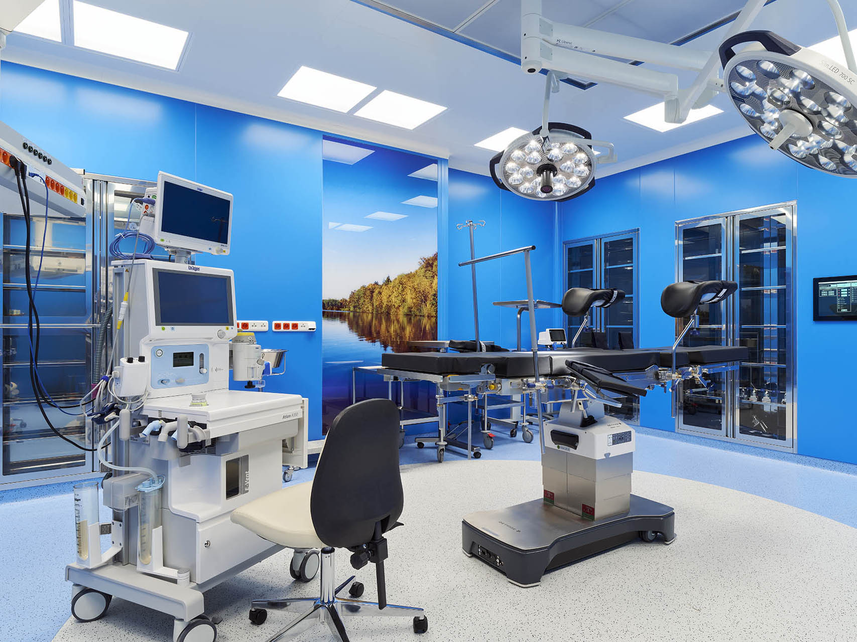 The operating theatre at HR Clinic